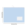 thumbnail image 3 of Qiopertar A4 Zipper File Bag, Large Capacity Waterproof Document Organizer for Office, Plastic Storage Folder for Business Card Receipts, 3 of 6