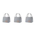 thumbnail image 3 of ZheElen Pack Lunch With Confidence Insulated Bento Bag Designed For Large Capacity Small+Grey 3Set, 3 of 6
