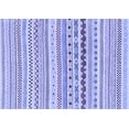 thumbnail image 1 of Ahgly Company Indoor Rectangle Abstract Blue Modern Area Rugs, 3' x 5', 1 of 4