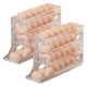 thumbnail image 1 of 2Pcs 4 Tiers Egg Holder for Fridge, Automatic Scrolling Dispenser Egg Rack Holder, Storage 30 Egg for Fridge, Kitchen, 1 of 5