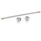 thumbnail image 2 of 2 Piezas Hombres Chapado en Oro Tono Acero Collar alfiler Corbata Camisa Collar Stud Barbell Barra Clip Broche Broche 6.5 cm ShuxiuWang 1327537036760, 2 of 4