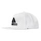 thumbnail image 2 of Gorra Adidas Flat Logo GM6297 Blanco Unisex, 2 of 5
