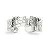 Beautiful Sterling Silver Polished Butterflies Toe Ring