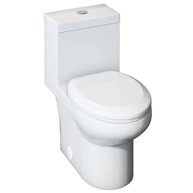 Puremind One-Piece Elongated Ceramic Toilet,4/6 Dual Flush
