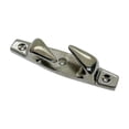 thumbnail image 4 of 6" Stainless Steel Boat Angled Left Deck Dock Mooring Rope Cleat Chock 2 Pcs, 4 of 8