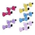 thumbnail image 2 of Meidiya 10Pcs Cute Polka Dot Puppy Dog Small Bowknot Hair Bows with Metal Clips,Handmade Hair Accessories Bow Pet Grooming Products, 2 of 7