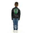 thumbnail image 3 of Minecraft Creeper Faux Leather Moto Jacket Little Kid to Big Kid, 3 of 5
