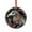 Pattern, variant on Xmas Ornament Cartoon Cute Bookworm Sloth Reading Books Round Ornament Darling Sloth Themed Christmas Holiday Hanging Ornaments Xmas Tree Decor for Family Friends Lovers