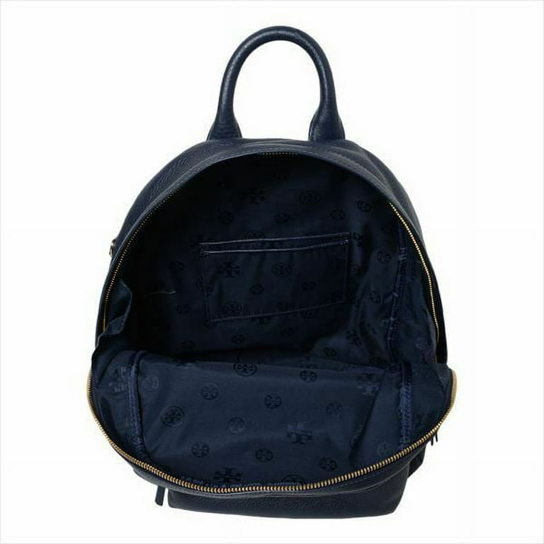 NEW TORY BURCH (40850) ZIP AROUND TORY NAVY BLUE PEBBLED NEW TORY BURCH (40850) ZIP AROUND TORY NAVY BLUE PEBBLED