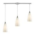 thumbnail image 2 of ElkGroup International Vesta 3 Light Pendant In Satin Nickel And White Glass, 2 of 4