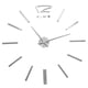 thumbnail image 3 of Reloj de pared autoadhesivo Jadeshay 3D Oro Plata 31,5 x 39,5 cm, 3 of 8
