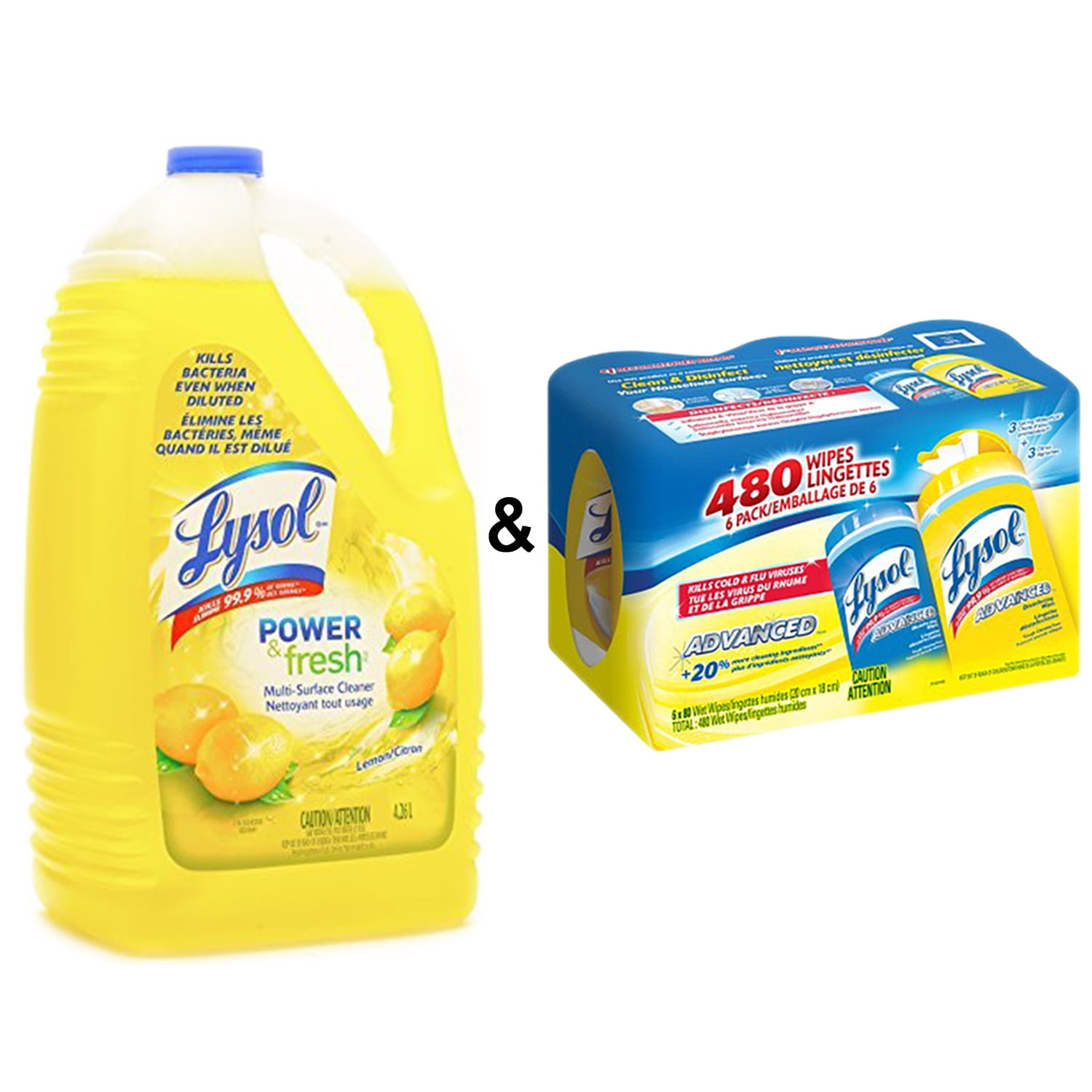 All Purpose Cleaner Refill, Lemon, Mega Value 4.26 Litre by Lysol