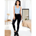 thumbnail image 2 of Blusa Casual Mujer Moderna Tejido Acanalado Stretch, 2 of 5