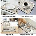thumbnail image 5 of Coffee Mat 24inx18in,Coffee Bar Mat for Countertops,Absorbent Hide Stain Anti-Slip Coffee Bar Accessories Fit Under Coffee Machine Mat,Dish Drying mats for Kitchen, 5 of 5