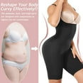 thumbnail image 2 of COMFREE Shapewear for Women Tummy Control Seamless Fajas Colombianas Bodysuit Open Bust Mid Thigh Body Shaper, 2 of 7