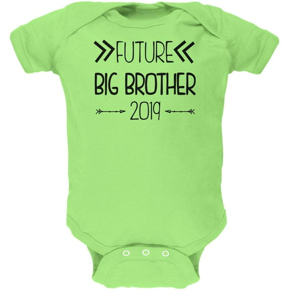 Future Big Brother Arrows 2019 Soft Baby One Piece Key Lime 0-3 M