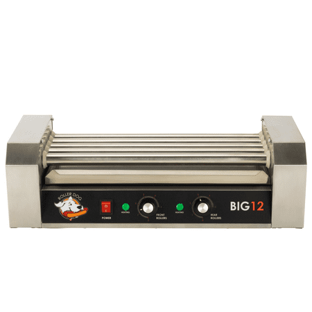 RollerDog Big 12 Stainless Steel Hotdog Roller with Drip Tray