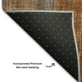 thumbnail image 3 of Addison Rugs Mayfield Washable Transitional Striped Paprika Rectangle Rug, 1'8" x 2'6", 3 of 5