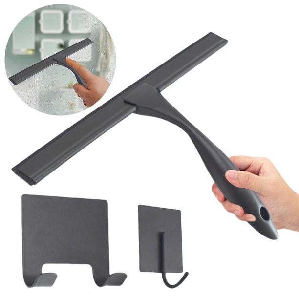 Raspador Limpieza Vidrio Escurridor Ducha Acero Inoxidable para Puerta