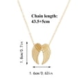 thumbnail image 5 of Fashion Angel Wing Card Necklaces for Women Delicate Gold Silver Plated Wing Pendant Necklace Adjustable Choker Jewelry Gifts, 5 of 6