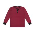 thumbnail image 7 of Henley Shirts for Men Long Sleeve Casual Stripe Tops Lightweight Long Sleeve V Neck Tshirts Moisture Wicking Casual Daily Fall Solid Versatile for Street Fashion Business Work, 7 of 7