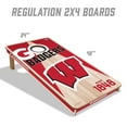 thumbnail image 5 of YouTheFan NCAA Wisconsin Badgers 2' x 4' Cornhole Game, 5 of 6