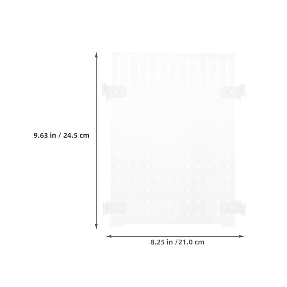 Baluue Acrylic Fish Tank Divider Fish Partition for Cleanliness Maintenance 1Set for Aquariums