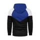 thumbnail image 5 of Dolkfu Sudadera con capucha de color mezclado para hombre, sudadera con capucha para correr, sudadera de manga larga con cordón para hombre XL, 5 of 5