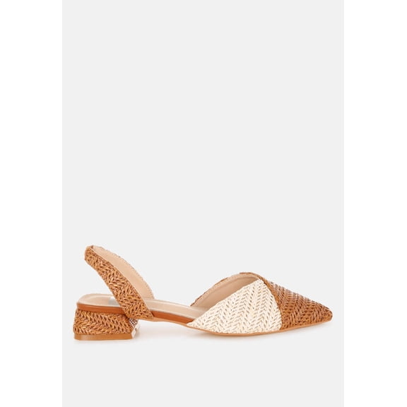 Kinjay Pointy Toe Slingback Sandals