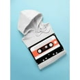 thumbnail image 3 of Audio Cassete Hoodie Men -Image by Shutterstock, Male 4X-Large, 3 of 4