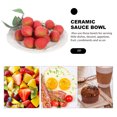 thumbnail image 4 of EeaseCA Embossed Ceramic Plate Tray Tableware Dish for Wedding Party Restaurant Dinner Dessert, 4 of 8