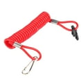 thumbnail image 1 of With Swivel Snap Hook Kill Switch  Tether, ABS Plastic Kill Stop Switch Lanyard, For Scooter Motorcycle, 1 of 8