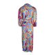 thumbnail image 4 of VISgogo Vestido casual para mujer, cuello de solapa, cuello en V, manga larga, contraste de color, estampado, corte alto, vestidos con cordones VISgogo  moda, 4 of 5