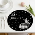 thumbnail image 4 of Weloille 36 Inch Round Linen Placemat, Easter Table Decoration for Festive Dining, 4 of 6