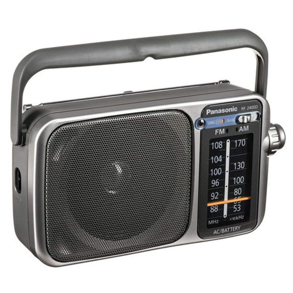 Radio Panasonic RF-2400D AM/FM Plata/Gris