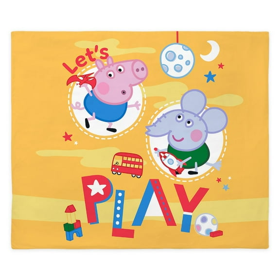 CafePress - Peppa Pig: Let's Play - King Duvet Cover, Printed Comforter Cover, Unique Bedding,