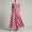 Red, variant on Women's Striped Short Sleeve Maxi Dress with Pockets Color Block A-Line Summer Long Dress