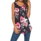 thumbnail image 4 of Sonducket Camiseta de mujer Blusa de manga corta con cuello Top con estampado casual Vestidos rosa negro XL Sonducket AP001800-16, 4 of 6
