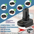thumbnail image 3 of Battery Adaptor For Bos*ch BAT609 professional 18V system GBA Li-ion Battery Convert to For Bos*ch 12V Power Drill/Driver Power tools, 3 of 6