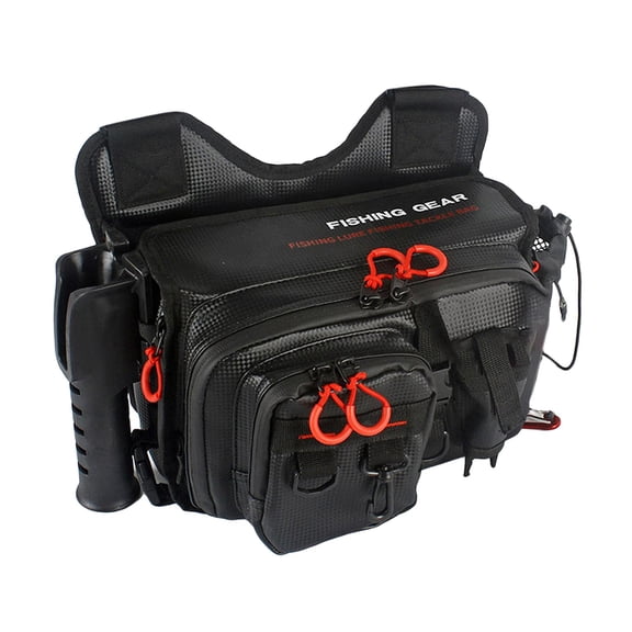 Yunhgft Multifunctional Lure Bag Durable Waterproof Fishing Tackle Bag for Outdoor Hiking