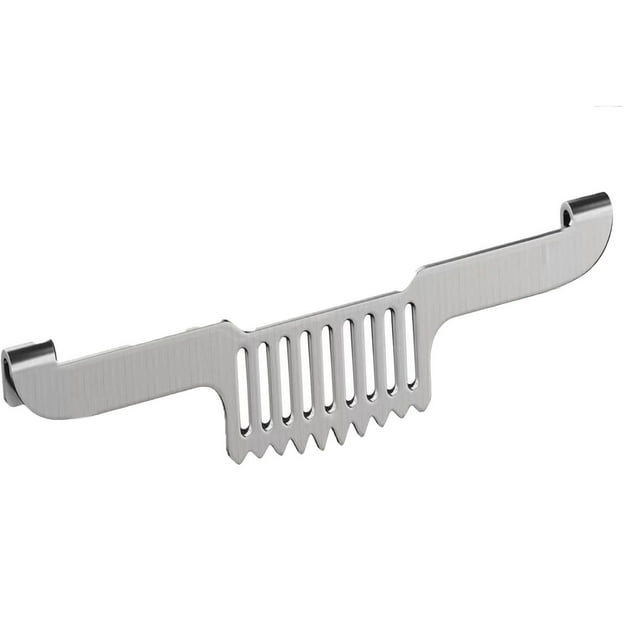 Grill Scraper for Griddle with Magnetic Rack and Grease Gate Functionality 10 in Stainless Steel Food Scraping Tool