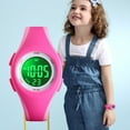 thumbnail image 3 of Kids Digital Watch Round Dial Sports Style Children Waterproof LCD Display Digital Wristwatch, 3 of 9