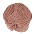 thumbnail image 5 of Gorro de seto para mujer Gorro para niña Gorro para mantenerse abrigado Moda Alta calidad Otoño Invierno Gorro cruzado Lana Estilo musulmán Color puro 2 piezas (Rosa+Rojo) oso de fresa Electrónica, 5 of 5