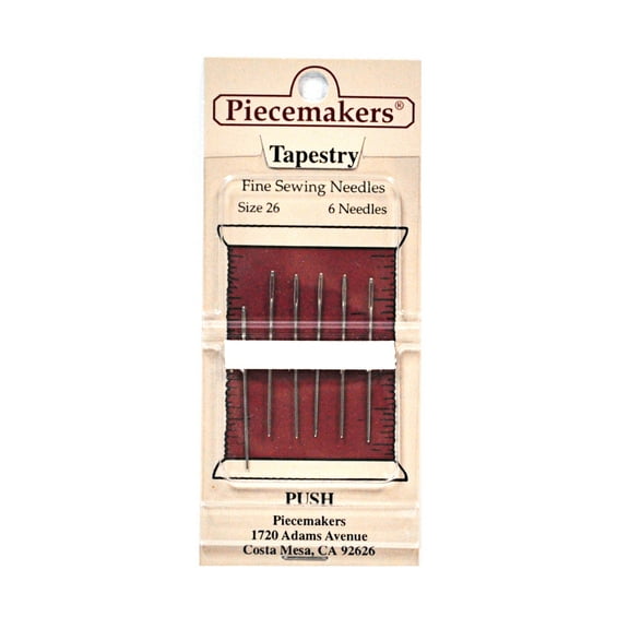 Piecemaker Tapestry Fine Sewing Needles Size 26