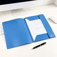 thumbnail image 2 of A4 File Folder with Elastic Bands and Flaps,Storage Folders for Office and Home Paper Documents Sorting,Washable and Sturdy,Blue, 2 of 9