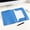 Blue, variant on A4 Elastic File Folder with Drawstring | Thickened Plastic Document Organizer Bag, Stretch Cord Paper Storage Pocket for Office, School & Travel - 12.4x9.3in, Multi-Color Options