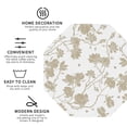 thumbnail image 4 of Disketp Vintage Stylized White Color Funny Coasters,6 Pcs Leather Coasters With Holder, Perfect Housewarming Hostess Gifts,Protect Furniture From Water Marks Scratch And Damage, 4 of 9