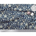 thumbnail image 3 of Soimoi Rayon Fabric Leaves & Floral Block Print Fabric by Yard 42 Inch Wide, 3 of 3
