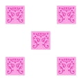 thumbnail image 3 of Molde de silicona Yuarrent para Chocolate Gelatina Mousse Rosa, 3 of 6