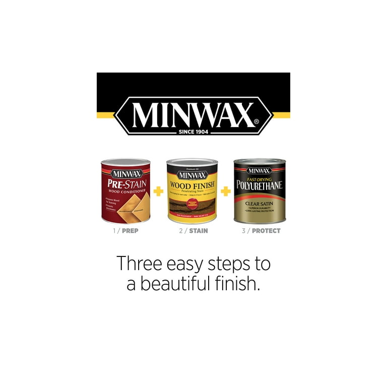 Minwax Polycrylic Protective Finish, Gloss, Clear, 1/2 Pint - Walmart.com